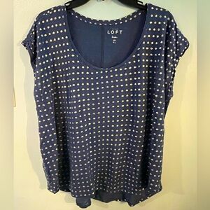 Cap sleeve linen tee